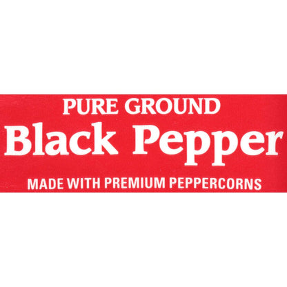 McCormick Pure Ground Black Pepper – Quick Flavor Finish for Efficient Dinner Routines