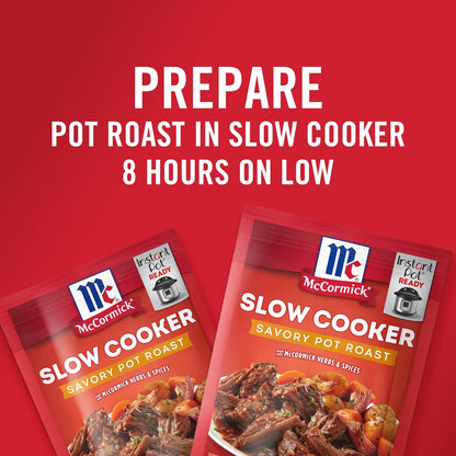 McCormick Savory Pot Roast Seasoning – Set-and-Forget Slow Cooker and Pressure Cooker Time Saver