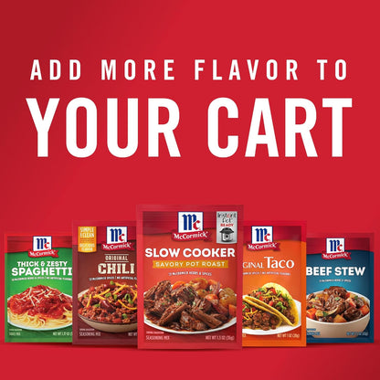 McCormick Savory Pot Roast Seasoning – Set-and-Forget Slow Cooker and Pressure Cooker Time Saver