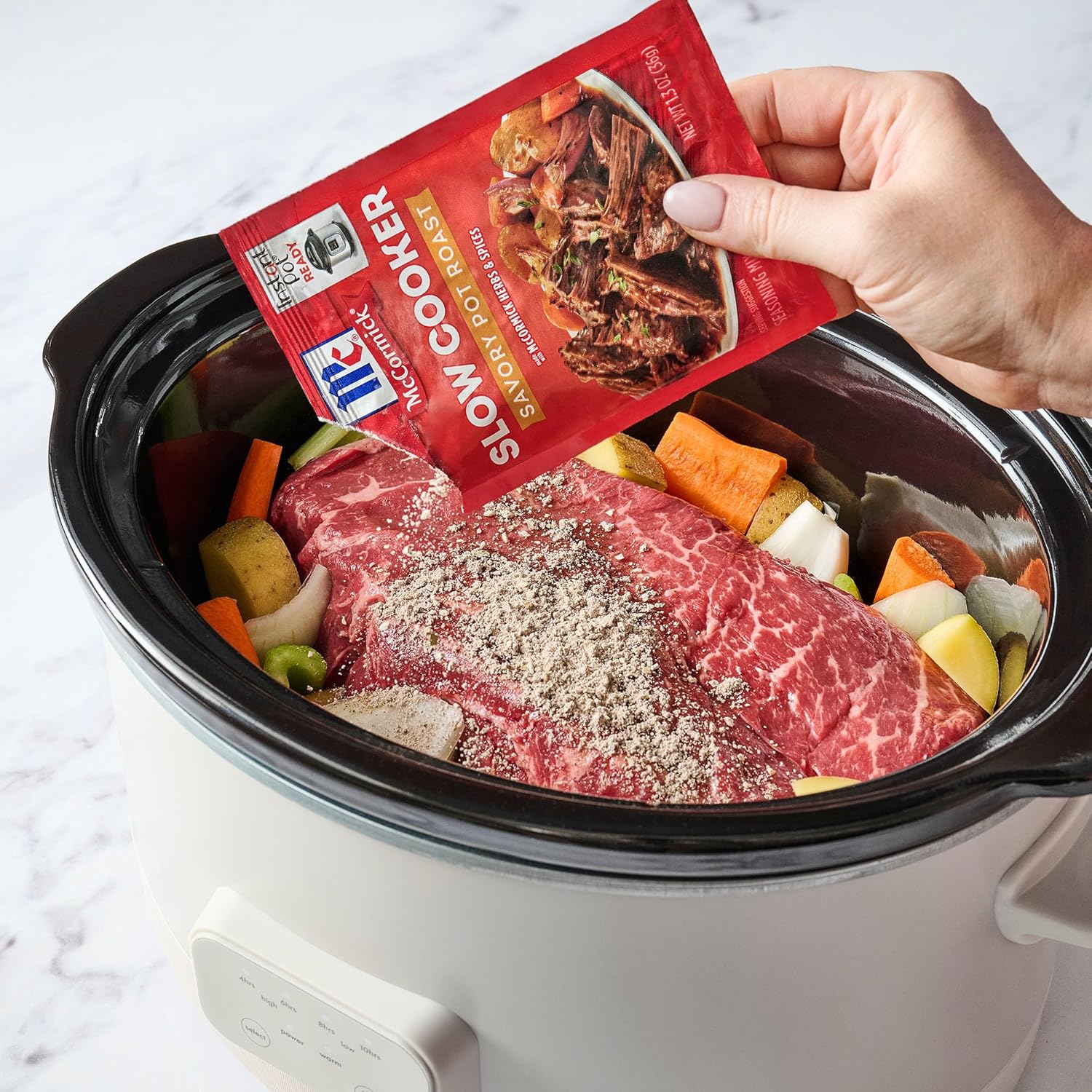 McCormick Savory Pot Roast Seasoning – Set-and-Forget Slow Cooker and Pressure Cooker Time Saver