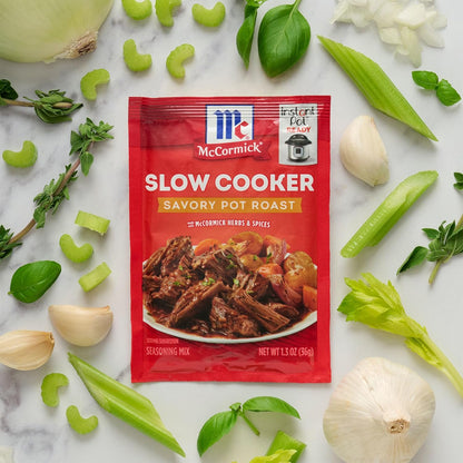 McCormick Savory Pot Roast Seasoning – Set-and-Forget Slow Cooker and Pressure Cooker Time Saver
