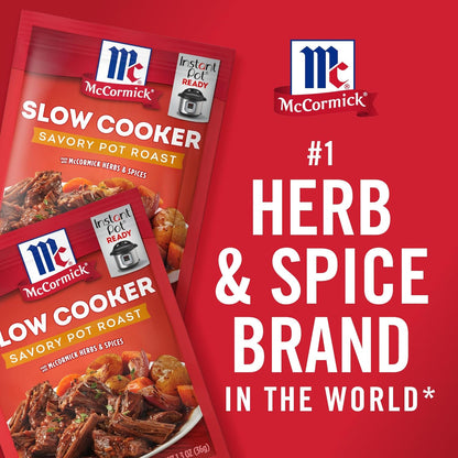 McCormick Savory Pot Roast Seasoning – Set-and-Forget Slow Cooker and Pressure Cooker Time Saver