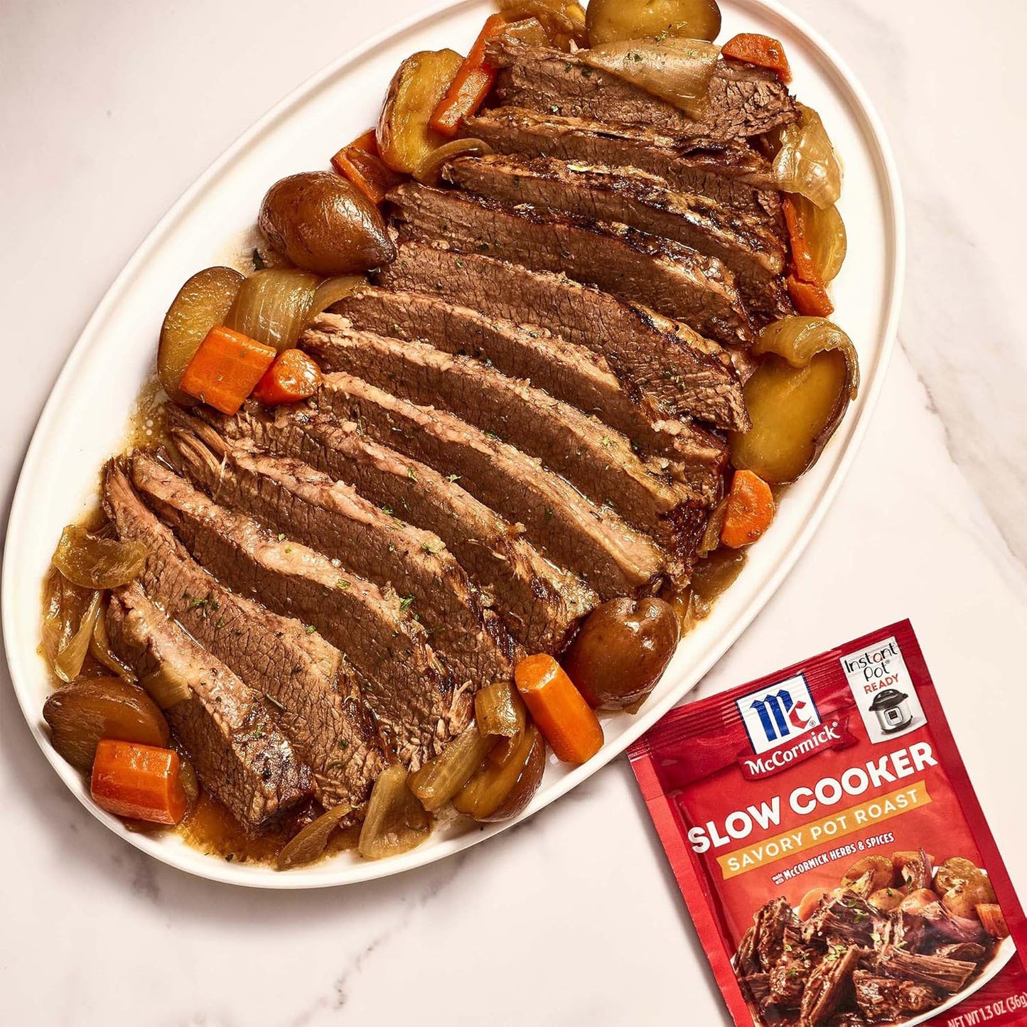 McCormick Savory Pot Roast Seasoning – Set-and-Forget Slow Cooker and Pressure Cooker Time Saver