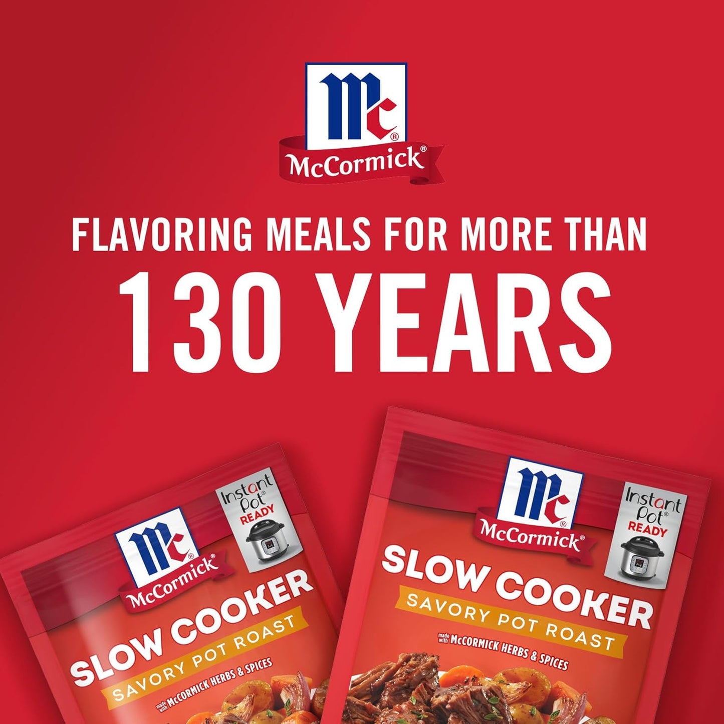 McCormick Savory Pot Roast Seasoning – Set-and-Forget Slow Cooker and Pressure Cooker Time Saver