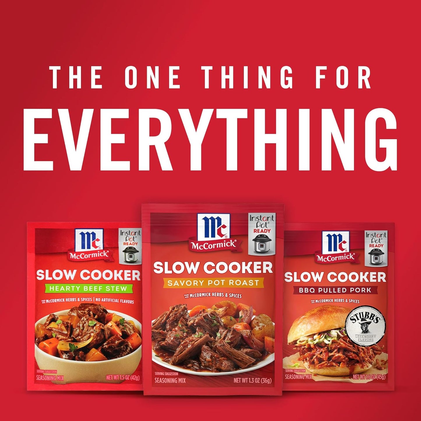McCormick Savory Pot Roast Seasoning – Set-and-Forget Slow Cooker and Pressure Cooker Time Saver