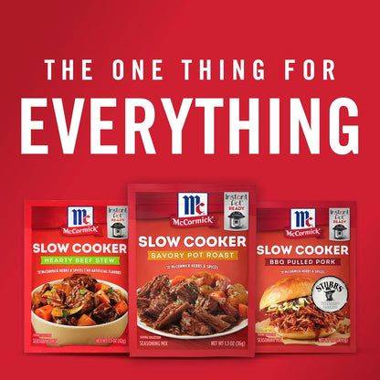 McCormick Savory Pot Roast Seasoning – Set-and-Forget Slow Cooker and Pressure Cooker Time Saver