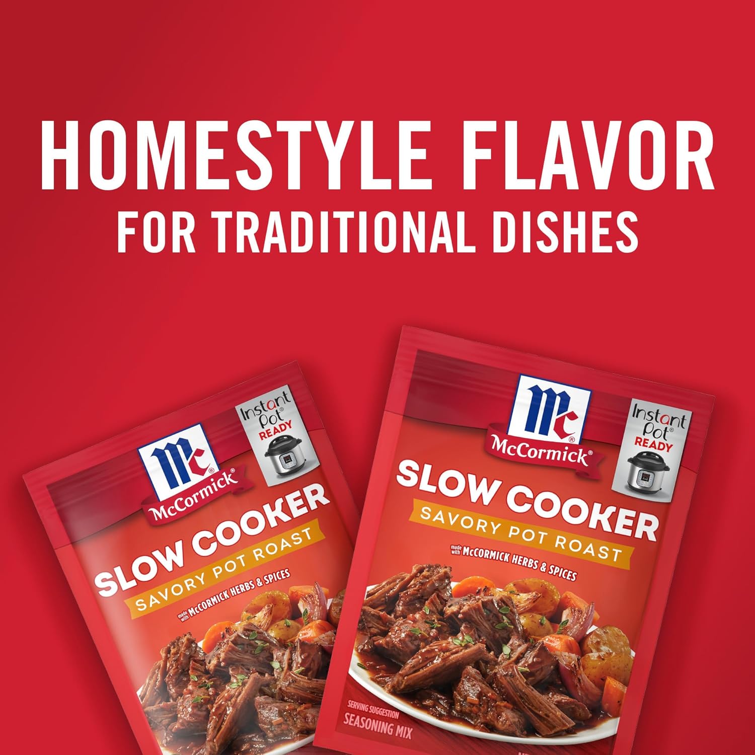 McCormick Savory Pot Roast Seasoning – Set-and-Forget Slow Cooker and Pressure Cooker Time Saver