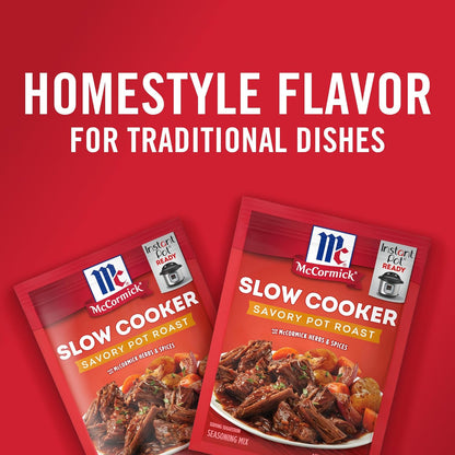 McCormick Savory Pot Roast Seasoning – Set-and-Forget Slow Cooker and Pressure Cooker Time Saver