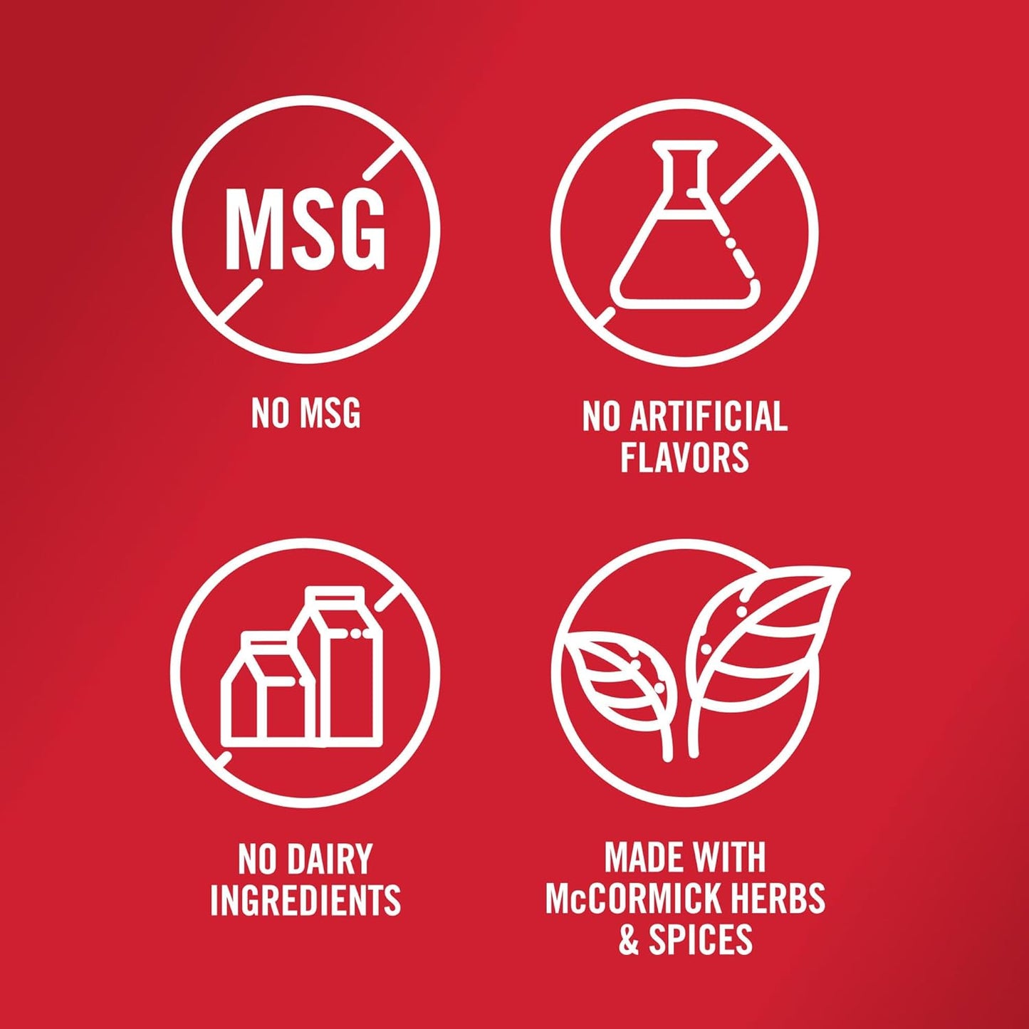 McCormick Taco Seasoning Mix – Better-For-You Taco Spice, No Dairy No Artificial Flavors, Family Size Pouch