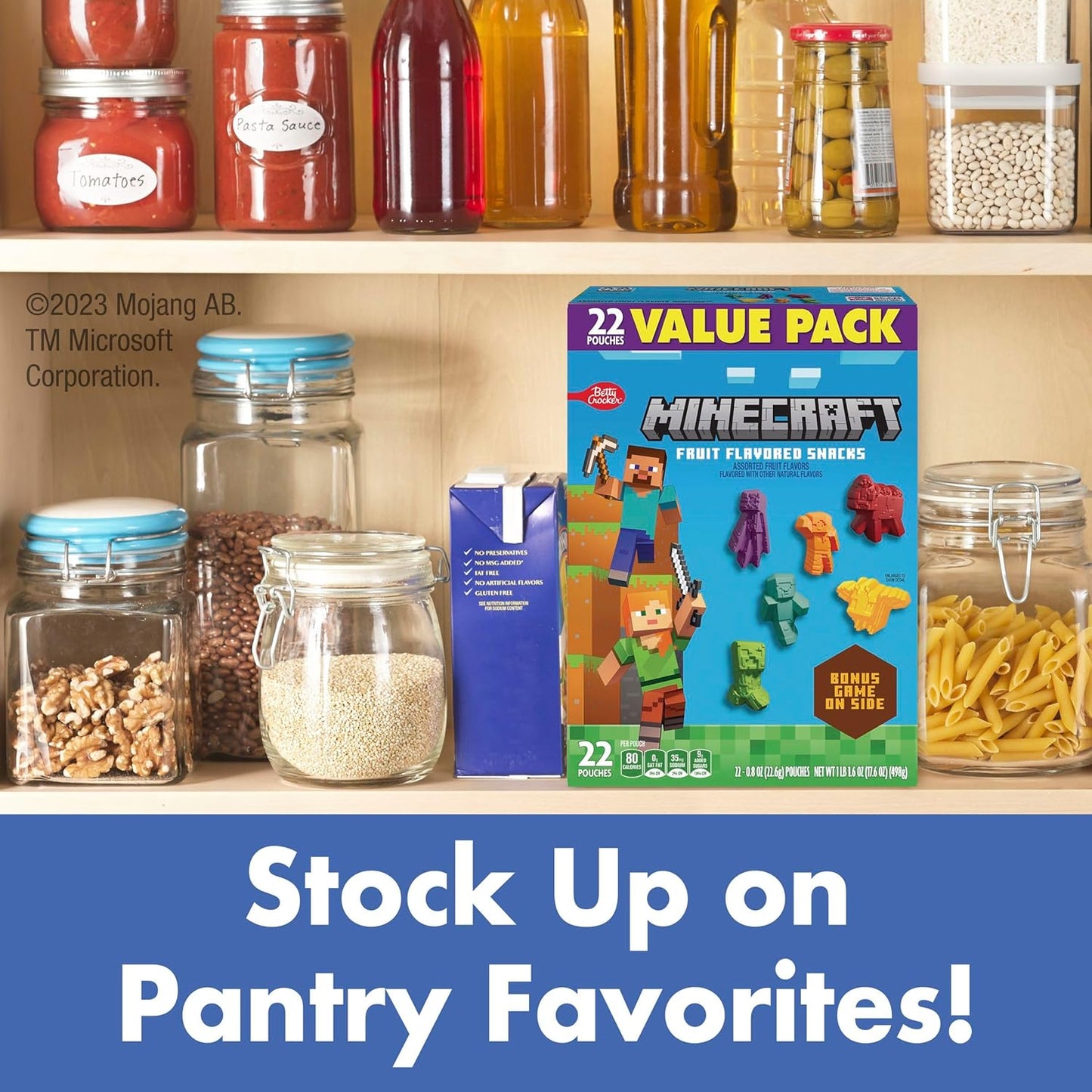 Minecraft Character Gummies No Artificial Colors – Wholesome Lunchbox Snack for Mindful Parents