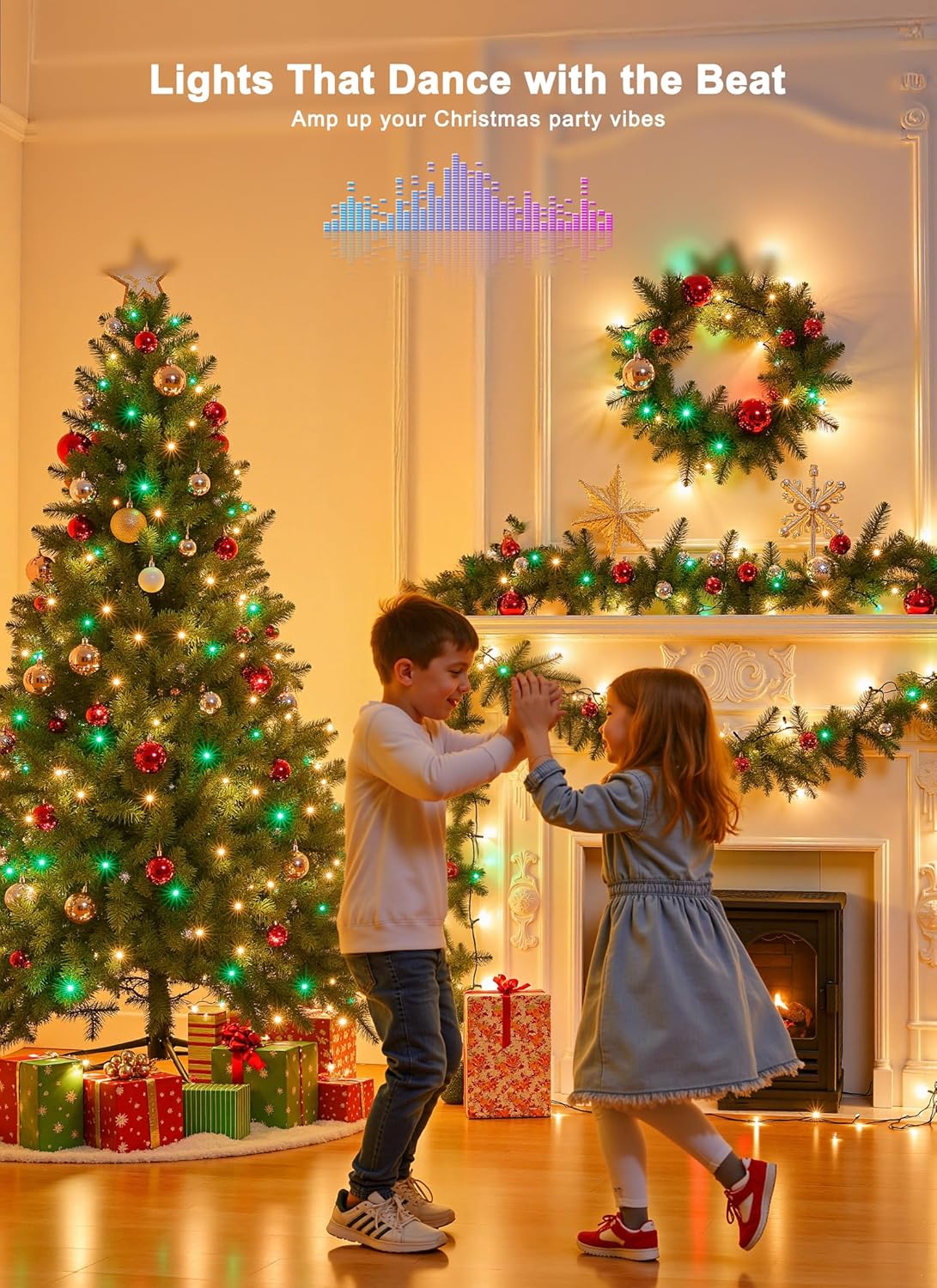 Minetom Music Sync LED Lights – Valentine's Day and Anniversary Gift for Women Who Love Cozy Spaces