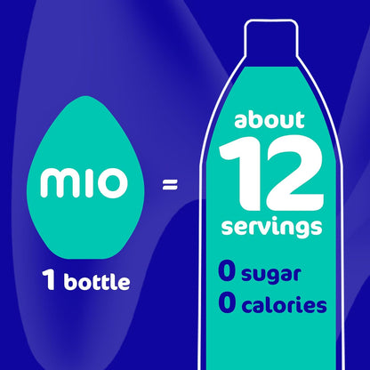 MiO Sport Berry Blast Sugar-Free Water Enhancer – Single-Bottle Berry Flavor for Clean Counter Spaces