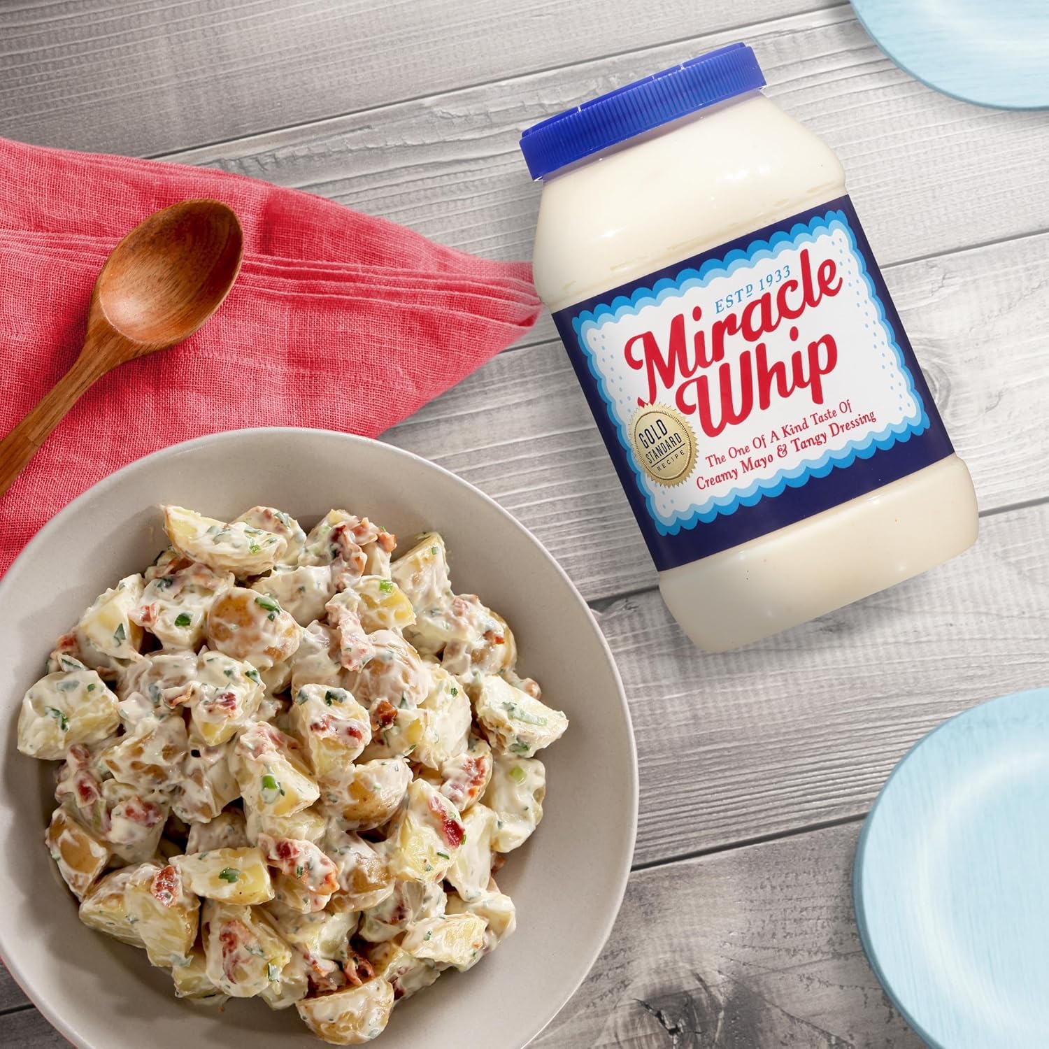 Miracle Whip Dressing – Portable Tangy Condiment for Camping Trips and Tailgates