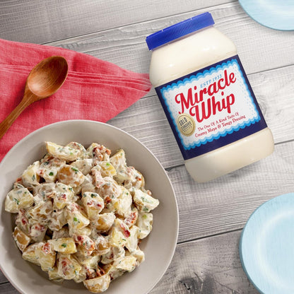 Miracle Whip Dressing – Portable Tangy Condiment for Camping Trips and Tailgates