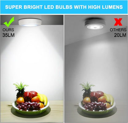 Mlambert Flush Mount Motion Night Light, Adhesive LED Step Light for Understated Home Design