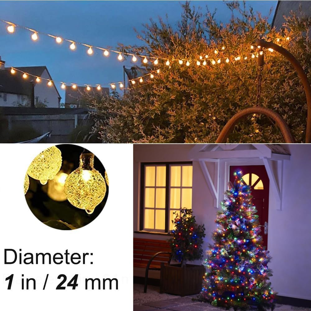 Mocalido USB Globe String Lights – Valentine's Day Gift for Girlfriend and Romantic Bedroom Mood Lighting Idea