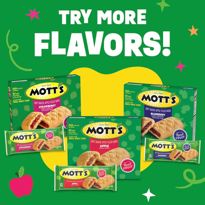 Mott's Soft Baked Apple Filled Bars – Practical Hostess Gift for Unexpected Guests and Housewarming, 5 Pack