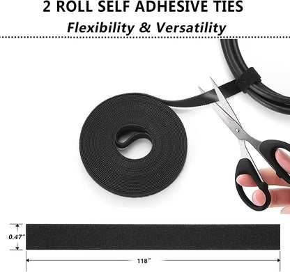 N NOROCME Wire Management Kit — Open-Plan Living Room Cable Concealment for Less-Is-More Homes