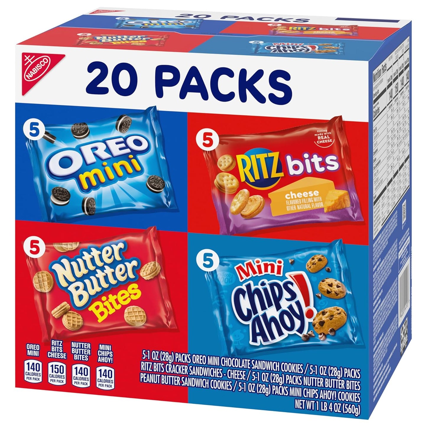Nabisco Classic Mix Variety Pack – Holiday and Housewarming Snack Gift Featuring Four Iconic Brands in One Box