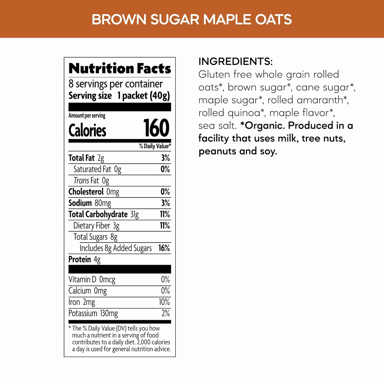 Nature's Path Organic Instant Oatmeal – Just-Add-Hot-Water Backpacking Meal, Spiced Apple + Flax
