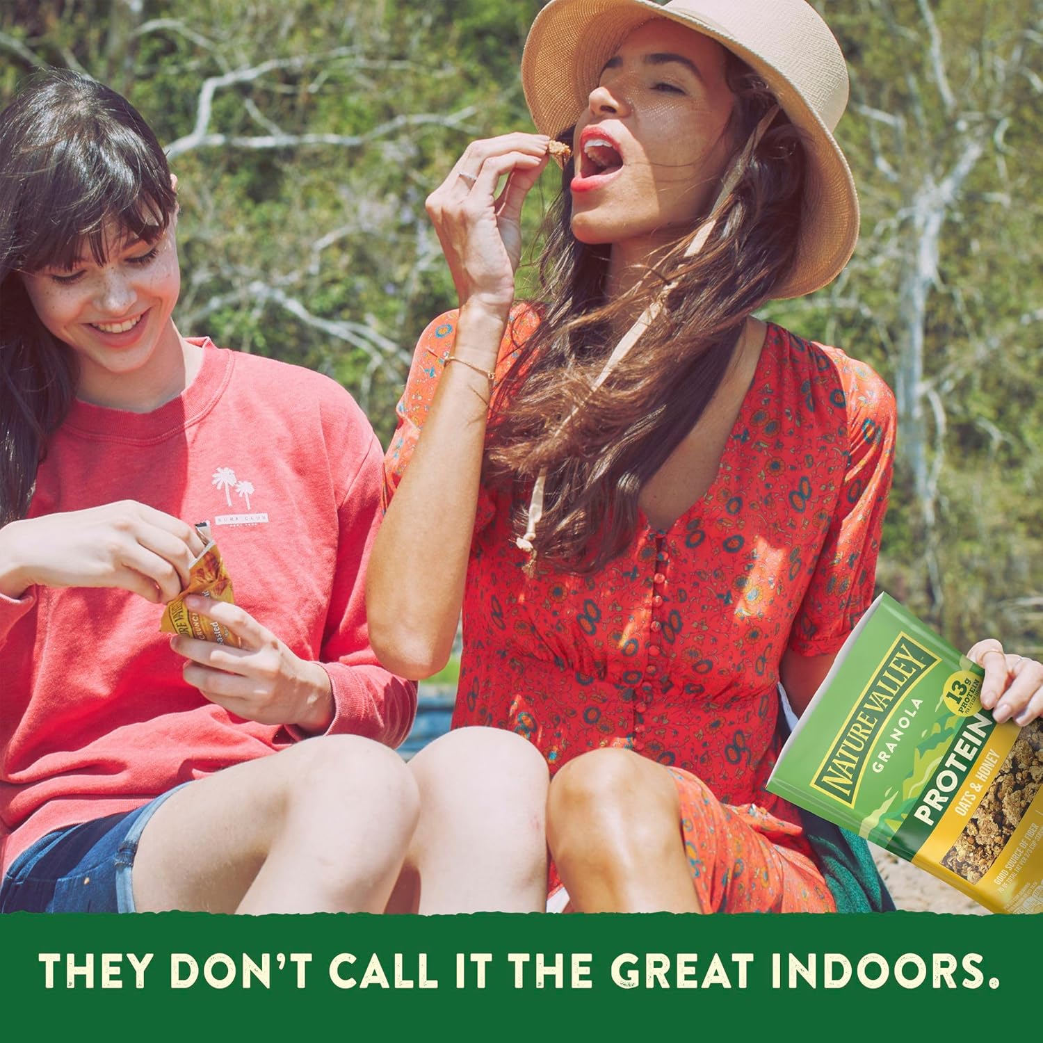 Nature Valley Protein Granola Oats and Honey Plain Snack Clusters for Youngest Kids, No Artificial Colors or Flavors