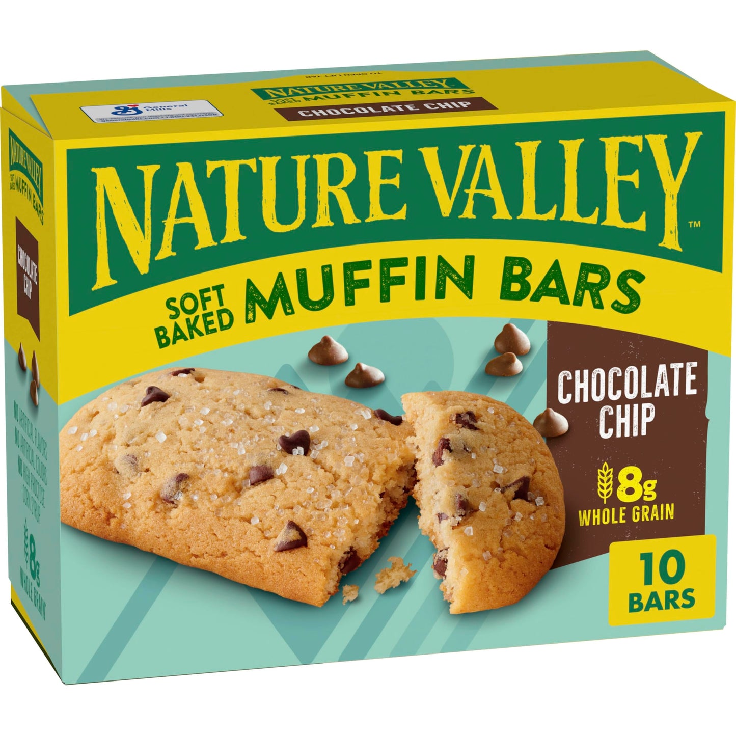 Nature Valley Soft Baked Muffin Bars – Desk Drawer Snack for Office, 10 Pack Blueberry Bar