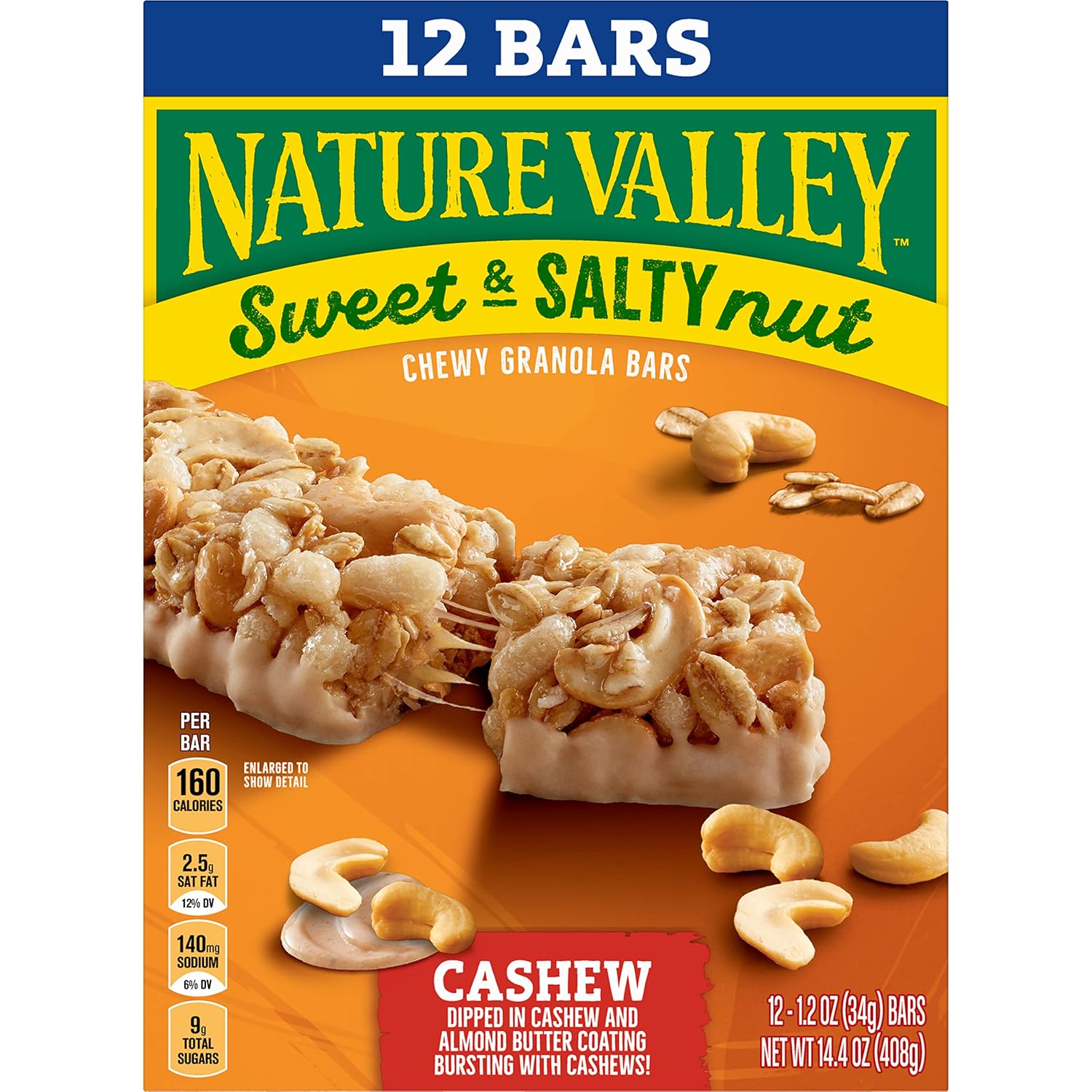 Nature Valley Sweet and Salty Nut Granola Bars – After-School Snack for Kids, No Artificial Flavors or Colors