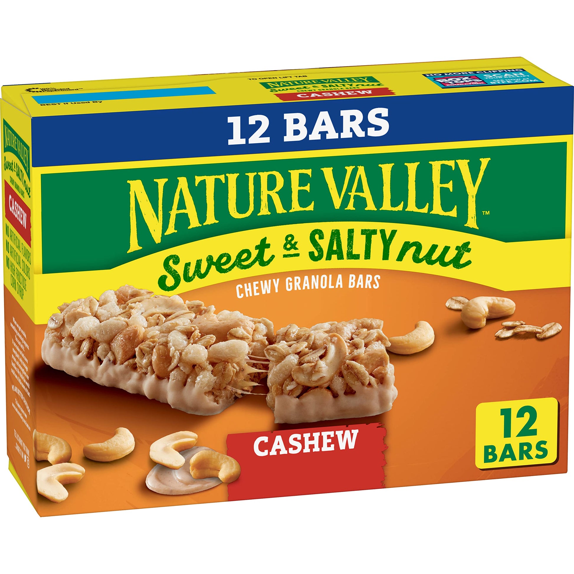 Nature Valley Sweet and Salty Nut Granola Bars – After-School Snack for Kids, No Artificial Flavors or Colors