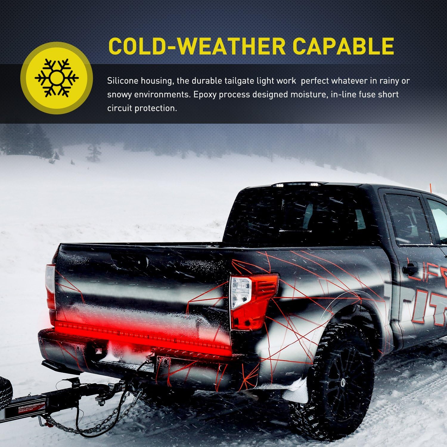 Nilight 108-LED Tailgate Bar – Holiday and Birthday Gift for Ford, Dodge, Chevy, and Toyota Owners