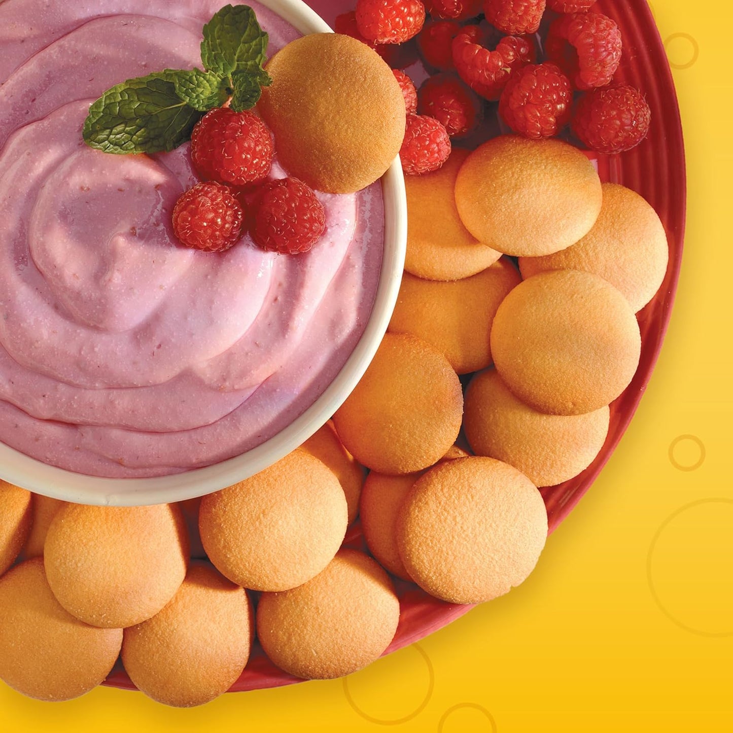 NILLA Wafers Cookies, Vanilla Wafers Afternoon Mindfulness Treat, Vanilla Dessert Wafers Paired with Herbal Tea