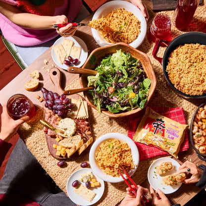 Nongshim Shin Toomba Korean Stir Fry Noodles – Quick Open-Air Lunch for Beach Picnics and Tailgates, 4-Pack