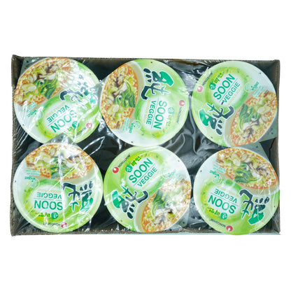 Nongshim Soon Vegan Cup Noodle – Camping Pantry Staple for Plant-Based Eaters, No-Rehydration Required