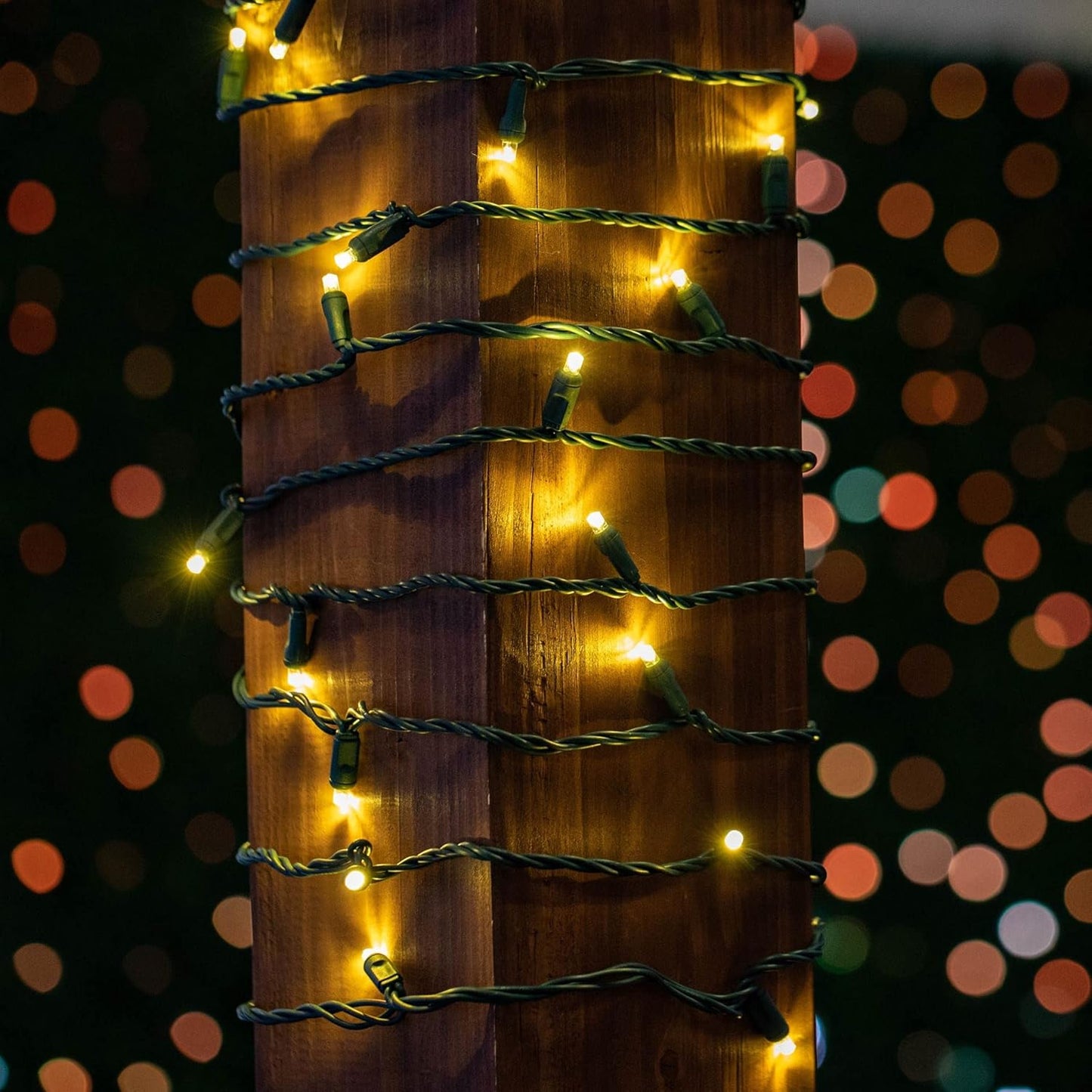 Novelty Lights 8.5 Foot LED String – Quiet Warm White Light for Intentional, Less-Is-More Home Styling
