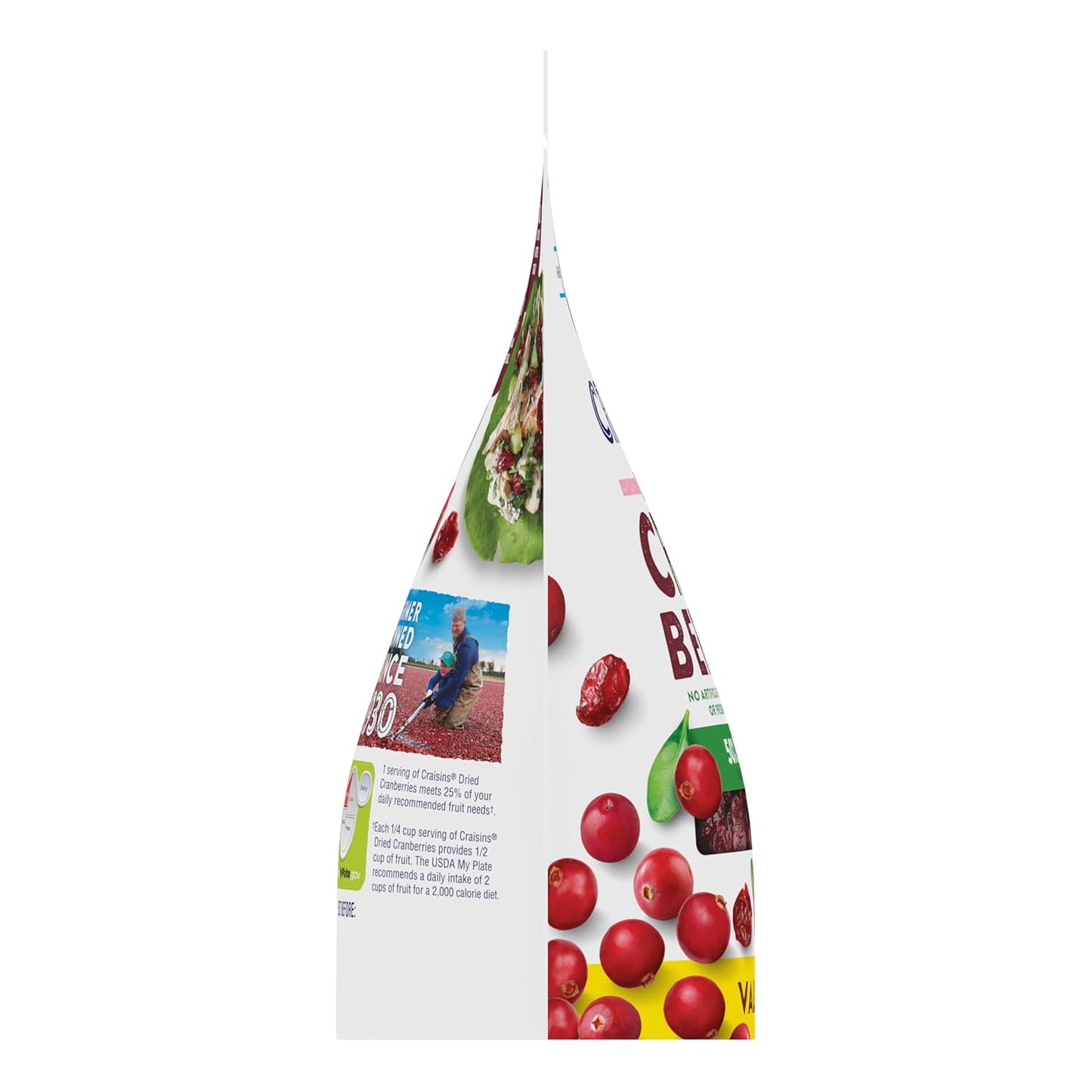 Ocean Spray Craisins 50% Less Sugar Dried Cranberries — Valentines Day Treat for Health Conscious Partners and Stocking Stuffer Favorite