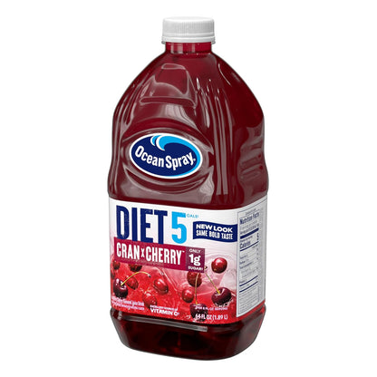 Ocean Spray® Diet Cran-Cherry® Cranberry Cherry Juice Drink – Housewarming Present for New Homeowners, Ready-to-Mix Cranberry Cherry