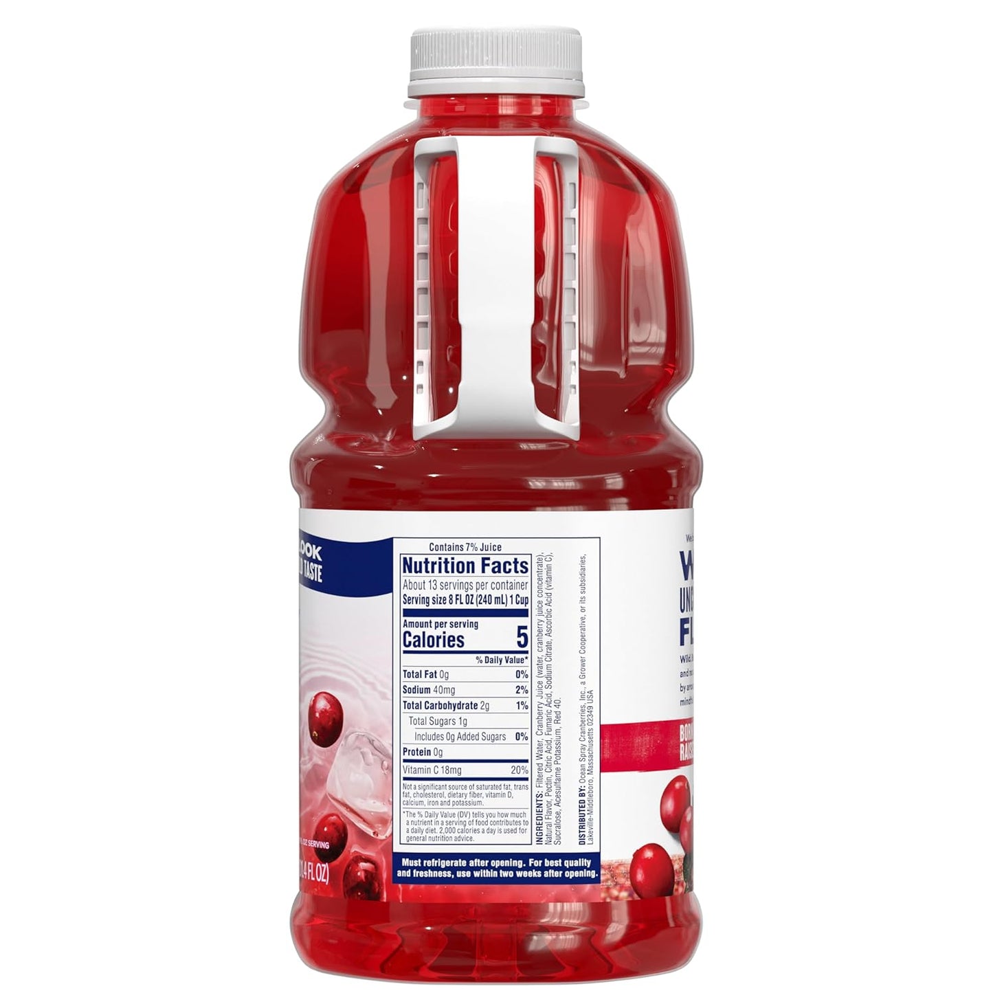 Ocean Spray Diet Cranberry Juice Drink – Vitamin C Boost for Commute and Conference Room Routines