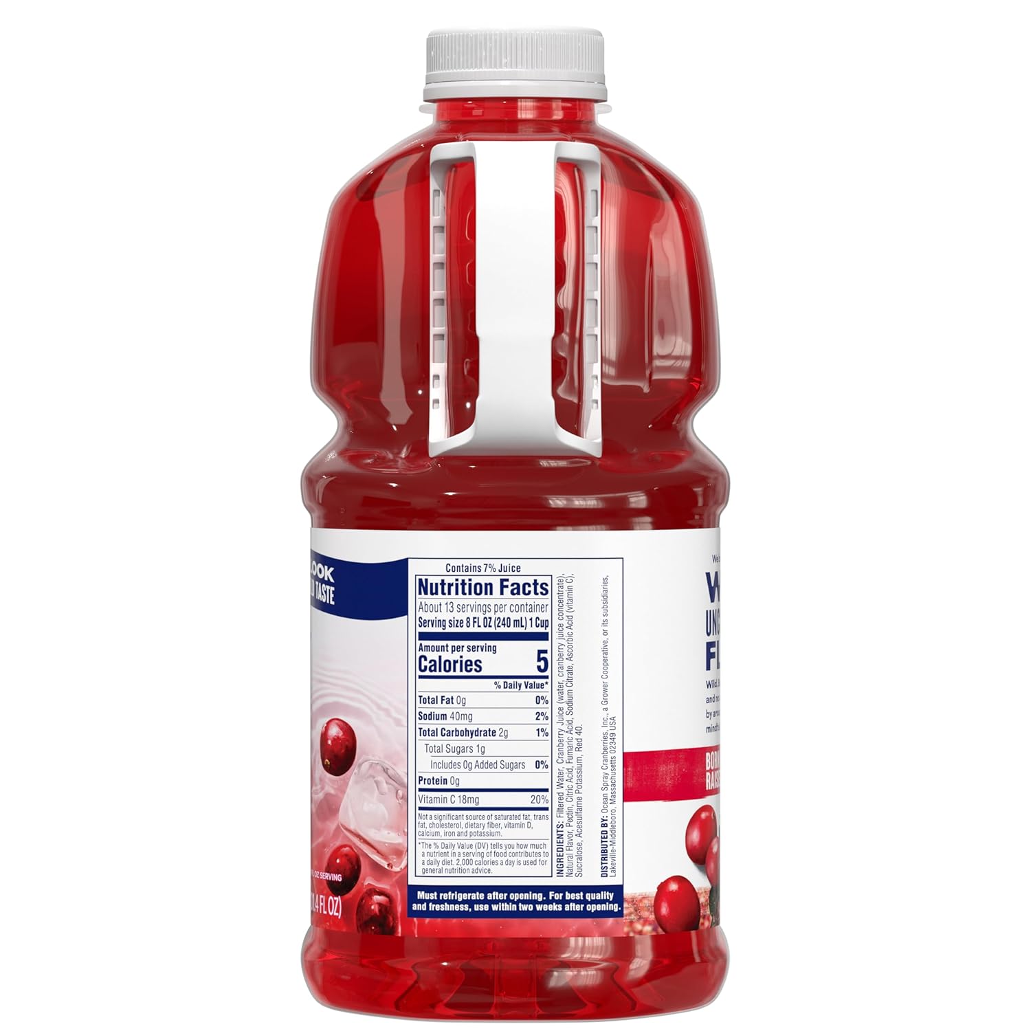 Ocean Spray Diet Cranberry Juice Drink – Vitamin C Boost for Commute and Conference Room Routines