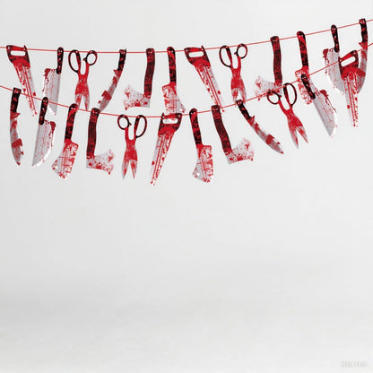 OHOME Reusable Halloween Gift - 12pc Foldable Banner Present for White Elephant Exchange and Seasonal Decor Lovers