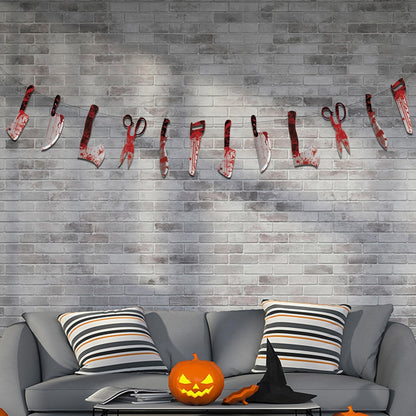 OHOME Reusable Halloween Gift - 12pc Foldable Banner Present for White Elephant Exchange and Seasonal Decor Lovers