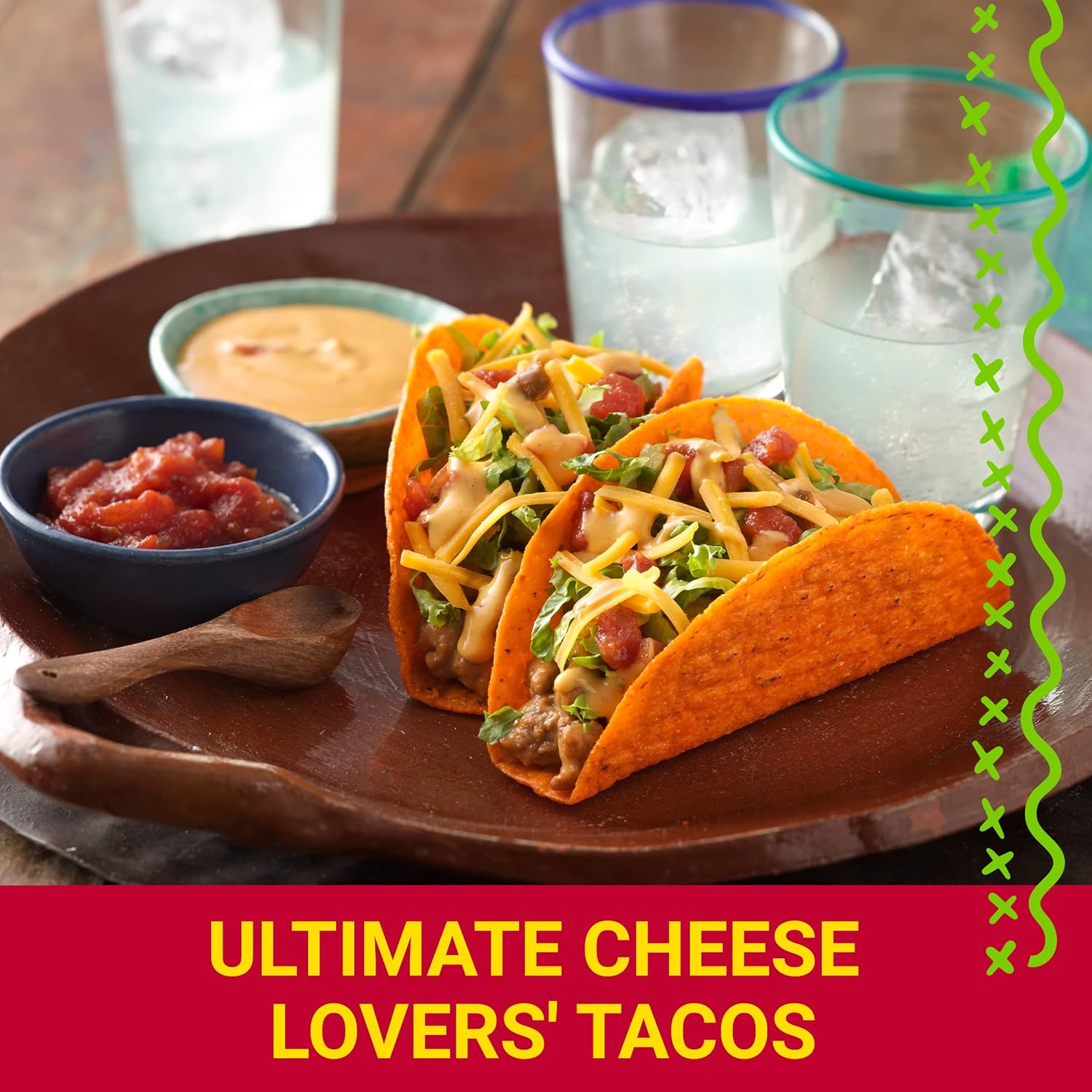Old El Paso Stand 'N Stuff Bold Nacho Cheese Taco Kit for Streamlined Weeknight Meal Prep, 10 Ct, 9.5 oz