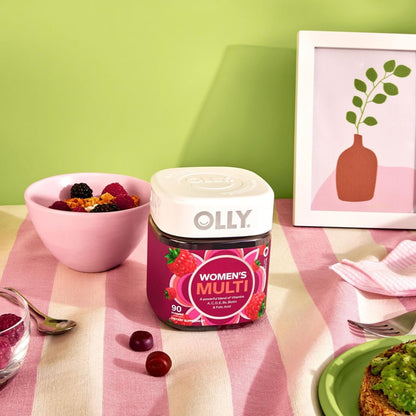 OLLY Women's Multivitamin Gummy – Housewarming Gift for the Health-Conscious Friend, Chewable, 90 Count