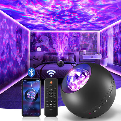 One Fire Galaxy Light Projector for Children – Baby and Toddler Room Decor with Lullaby Player and Auto Shut Off Night Light for Peaceful Sleep