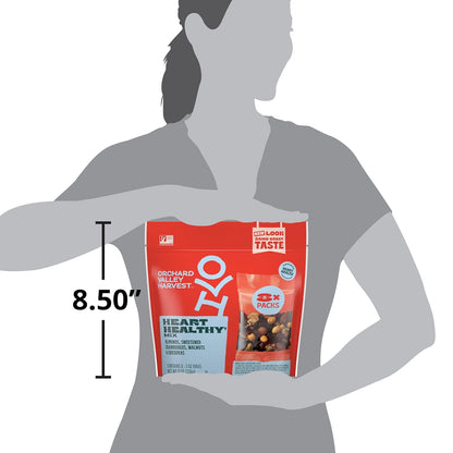 Orchard Valley Harvest Heart Healthy Blend, 1 Ounce Bags (Pack of 8) — Single-Serve Nut Mix to Curb Mid-Meeting Hunger