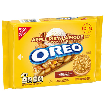 OREO Apple Pie a la Mode Sandwich Cookies – Collectible Flavor Gift for Dessert Lovers