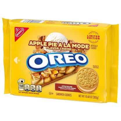 OREO Apple Pie a la Mode Sandwich Cookies – Collectible Flavor Gift for Dessert Lovers