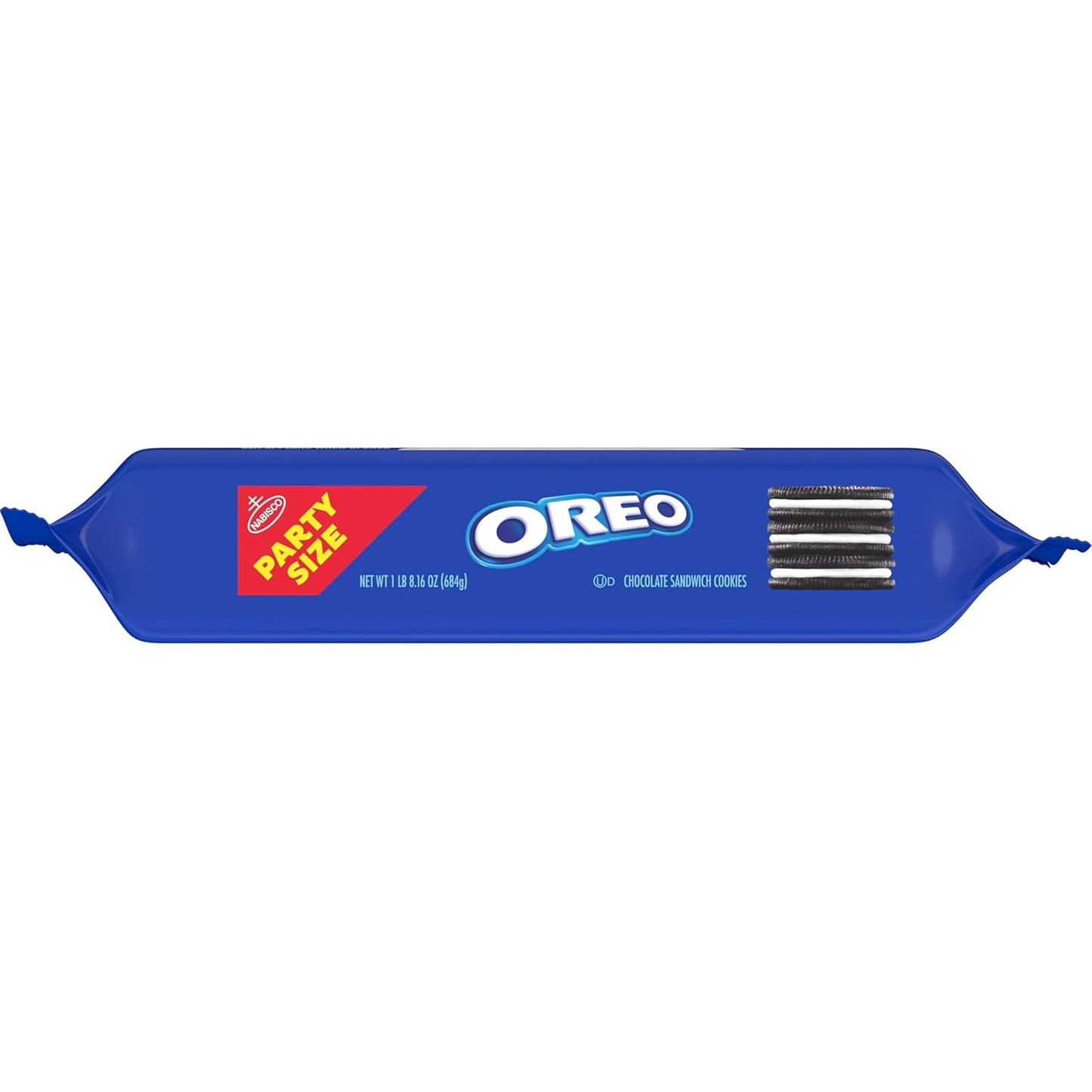 OREO Chocolate Sandwich Cookies, Party Size 24.16 oz – Valentine's Day Sweet Treat Gift for Him or Her