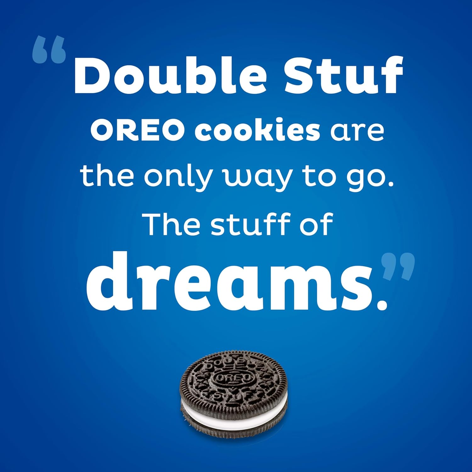 OREO Double Stuf Creme Filled Cookies – Office Pantry Staple for Client Meetings, Welcome Snacks, and Team Celebration Days, 24.95 oz