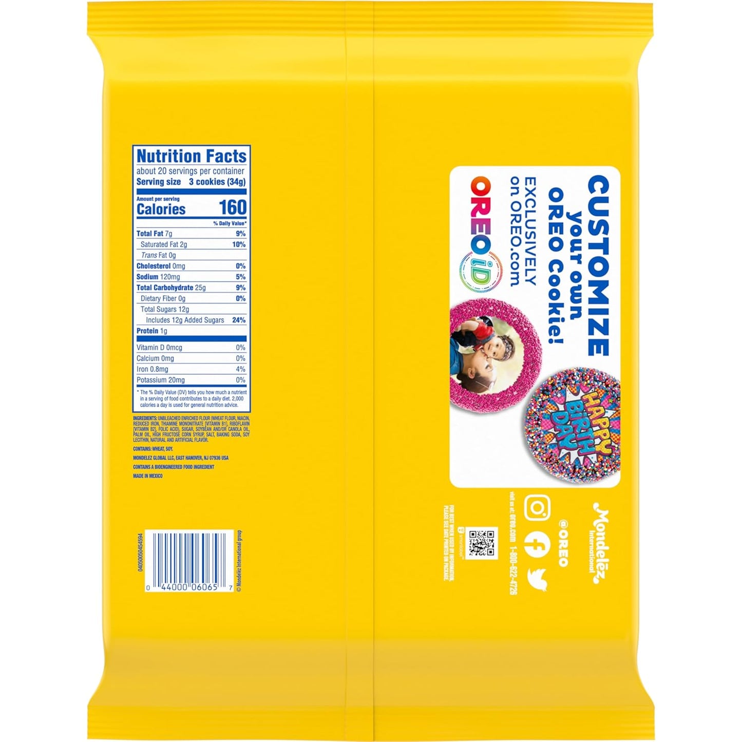OREO Golden Sandwich Cookies Bulk Pack – Golden Vanilla Reward for Balanced Me-Time and Relaxing Kitchen Pauses