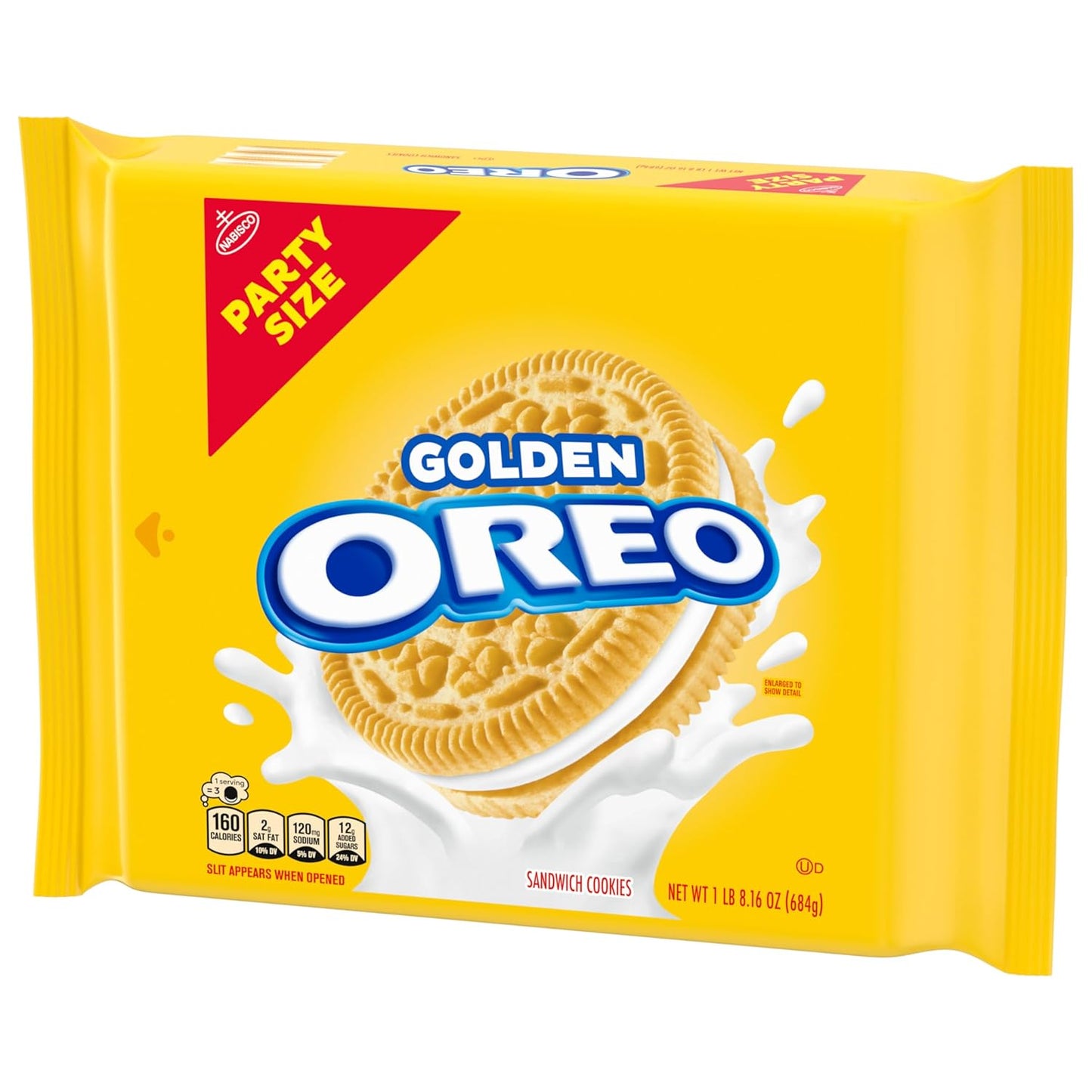 OREO Golden Sandwich Cookies Bulk Pack – Golden Vanilla Reward for Balanced Me-Time and Relaxing Kitchen Pauses
