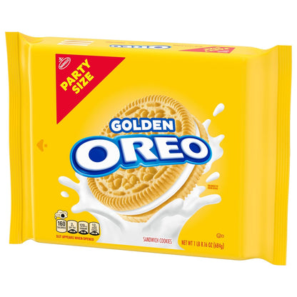 OREO Golden Sandwich Cookies Bulk Pack – Golden Vanilla Reward for Balanced Me-Time and Relaxing Kitchen Pauses
